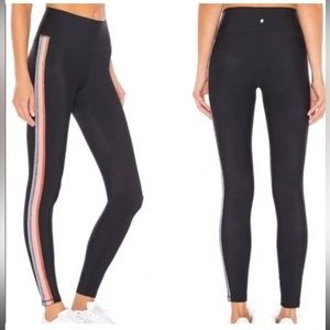 Spiritual Gangster Metallic Stripe Leggings